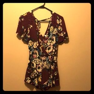 Floral Romper Size S